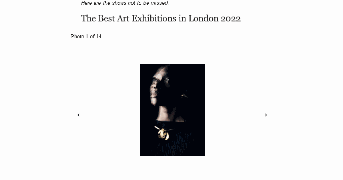 One of The Best Art Exhibitions in London 2022 | ute decker